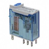 FINDER RELAY 8 PIN DPDT 8A 2-CO SERIES 46.52.9 MINIATURE INDUSTRIAL RELAY COIL VOLTAGE VARIATIONS FROM 12-24VDC BASE TYPE SERIES-97