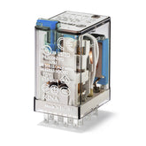 FINDER RELAY 14 PIN 4PDT 7A 4-CO SERIES 55.34.9 GENERAL PURPOSE TYPE RELAY COIL VOLTAGE VARIATIONS FROM 12-240VDC BASE TYPE SERIES-94