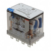 FINDER RELAY 14 PIN 4PDT 12A 4-CO SERIES 56.34.9 MINIATURE POWER RELAY COIL VOLTAGE VARIATIONS FROM 12-240VDC BASE TYPE SERIES-96