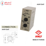 AC LINE VOLTAGE RELAY 3-PHASE 8 PINS AVR172-8T ANLY