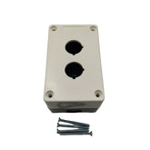ENCLOSURE BOX 2-HOLES IP65 INDECO RIB2.