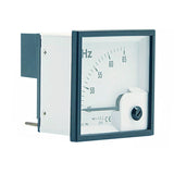 FREQUENCY METER 96X96mm FOR ELECTRIC PANEL OF SCALE 45Hz up to 65Hz 220Vac RIHZ96220V