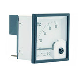 FREQUENCY METER 96X96mm FOR ELECTRIC PANEL OF SCALE 45Hz up to 65Hz 380Vac RIHZ96380V