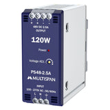 PS48-2.5A DIN RAIL POWER SUPPLY INPUT 100-270Vac OUTPUT 48Vdc 2.5A