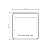 RS-7080-0002 JOHNSON CONTROLS TEMPERATURE ANALOG SENSOR FLUSH MOUNT WITH DISPLAY AND FAN CONTROL