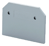 SPRING LOADED TERMINAL BLOCKS END PLATE 6mm sq EPUSC