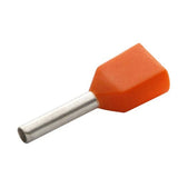 TWIN CORD END TERMINAL LUGS ORANGE 4mm CT240012