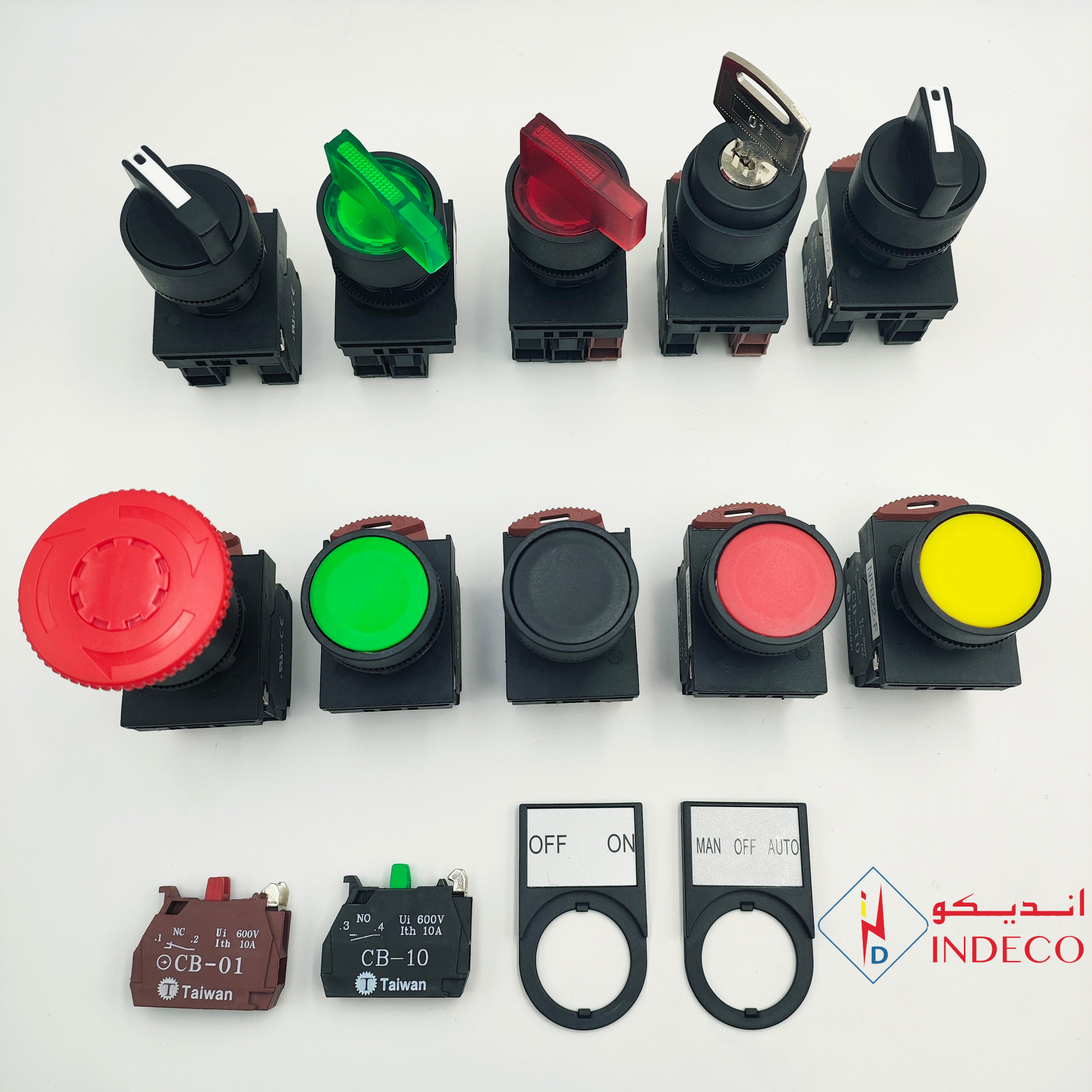 CONTROL UNITS 22mm INDECO – Indeco