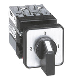 10A Three-Way Panel Mount Mini Cam Switch With 1 Pole and 3 Contacts With Off Position