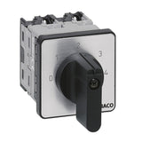 12A Four-Way Panel Mount Mini Cam Switch With 1 Pole and 4 Contacts With Off