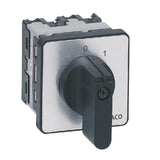 12A On-Off Panel Mount Mini Cam Switch with 1 Pole and 1 Contact