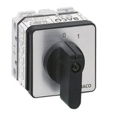 20A On-Off Panel Mount Mini Cam Switch with 1 Pole and 1 Contact