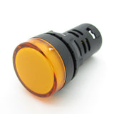 22mm LED INDICATION LAMP YELLOW VOLTAGE 110Vac AUL22Y110V INDECO