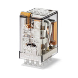 FINDER RELAY 11 PIN 3PDT 10A 3-CO SERIES 55.33.8 GENERAL PURPOSE TYPE RELAY COIL VOLTAGE VARIATIONS FROM 6-240VAC BASE TYPE SERIES-94