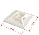 ADHESIVE MOUNT FOR CABLE TIE 28mm X 28mm YYHA102.