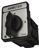 AMMETER SELECTOR CAM SWITCH 4-POSITIONS 3-PHASE 4-WIRE 3CTs F2 SIZE 48X60mm