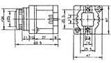 BUZZER ABF-30 VARIATIONS 12V - 24V-110V-230V RIABF-30 INDECO