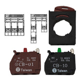 CONTACT BLOCKS FOR INDECO CONTROL UNITS CB-10 NO & CB01.