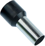 CORD END TERMINAL LUGS BLACK 25mm CE250016F