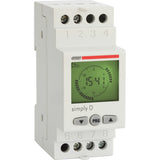 DIGITAL DAILY PROGRAMABLE TIMER DIN RAIL MOUNT 230VAC SIMPLY-D VE512000