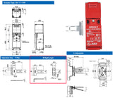 EK-1-1-15R SAFETY DOOR SWITCH