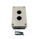 ENCLOSURE BOX  2-HOLES IP65 INDECO RIB2.