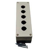 ENCLOSURE BOX  5-HOLES IP65 INDECO RIB5