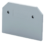 END PLATE FEED THROUGH TERMINAL BLOCKS 10mm sq EP6-10U