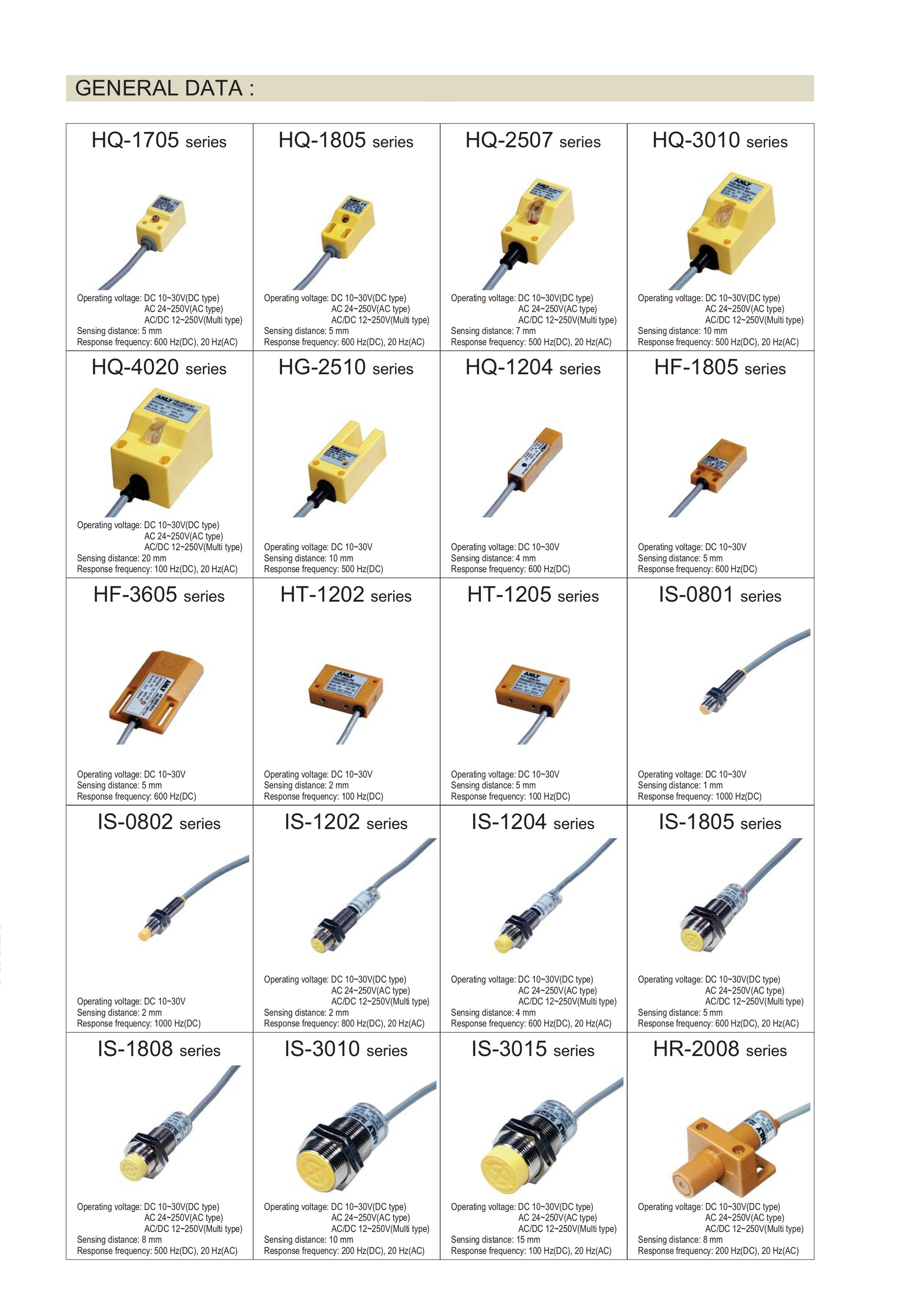 SENSORS – Indeco