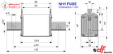 NH1 gG NH FUSE LINK 500V DF ELECTRIC