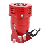 MINI MOTOR SIREN ALARM RED 12-24-110-220V AC-DC RISA80  INDECO