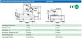 Z-SERIES LIMIT SWITCH 1744- Unidirectional Short Hinge Roller Lever & ZP15G1306