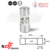 gG CYLINDRICAL FUSE LINK 22X58mm DF ELECTRIC